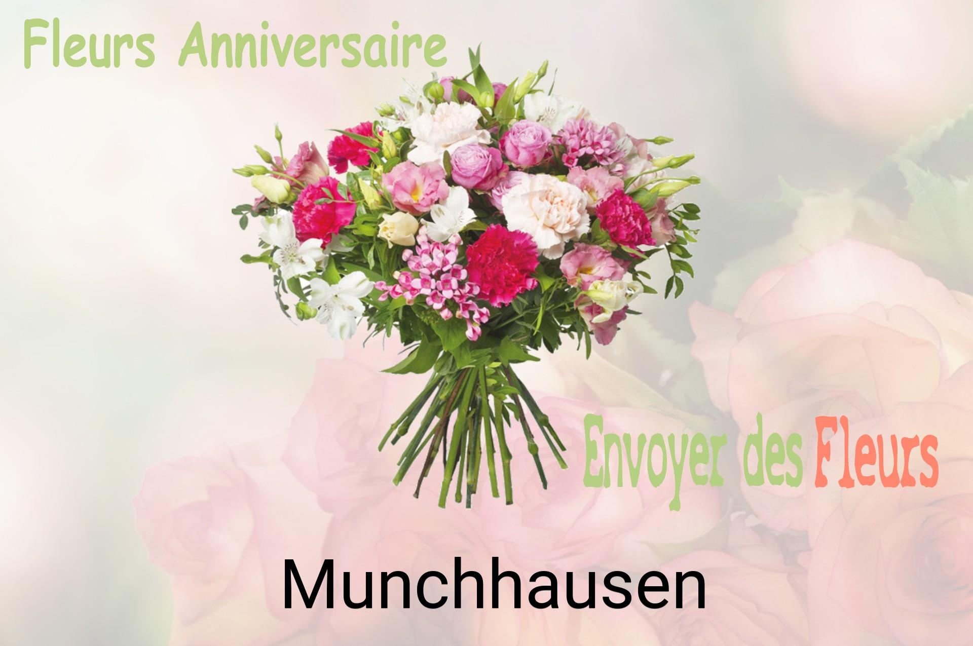Bouquet de fleurs d’anniversaire livré à Munchhausen